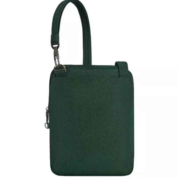 Travelon Anti Theft Metro Small Crossbody Forest Heather - Picture 10 of 16